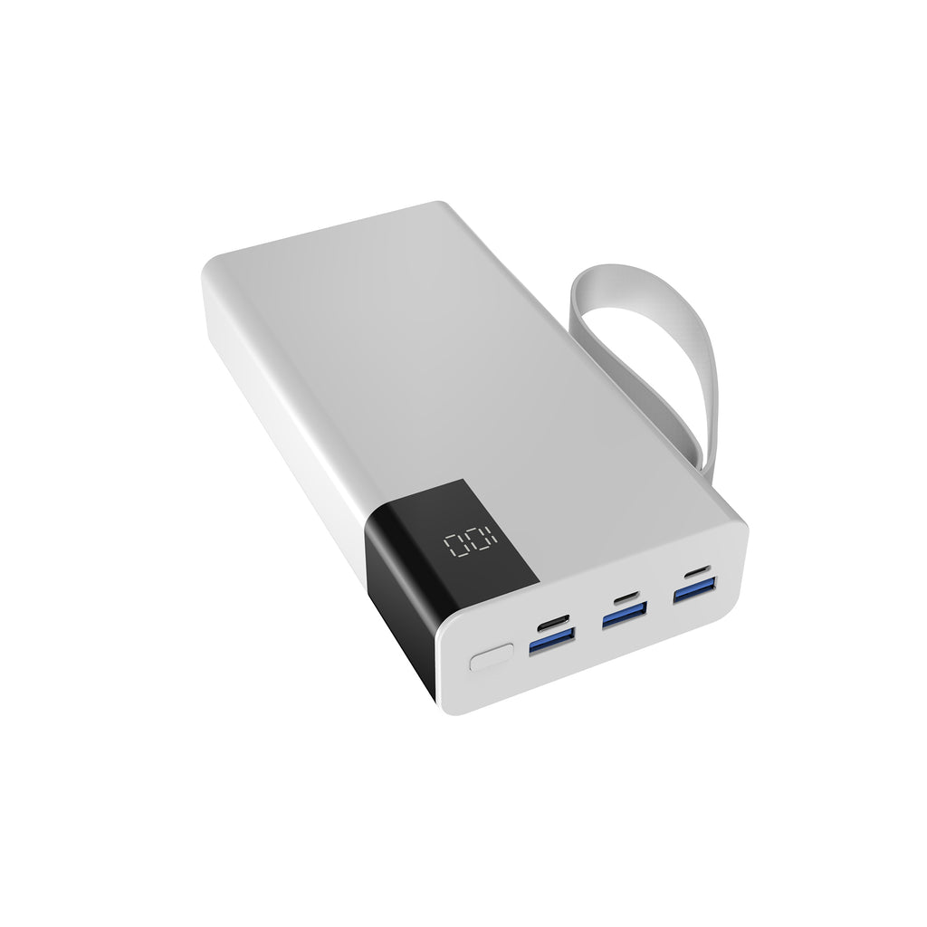 BNY for 30000mAH Portable Charger Lithium-Polymer Battery 12W or PD20W+22.5W LCD Digital Display