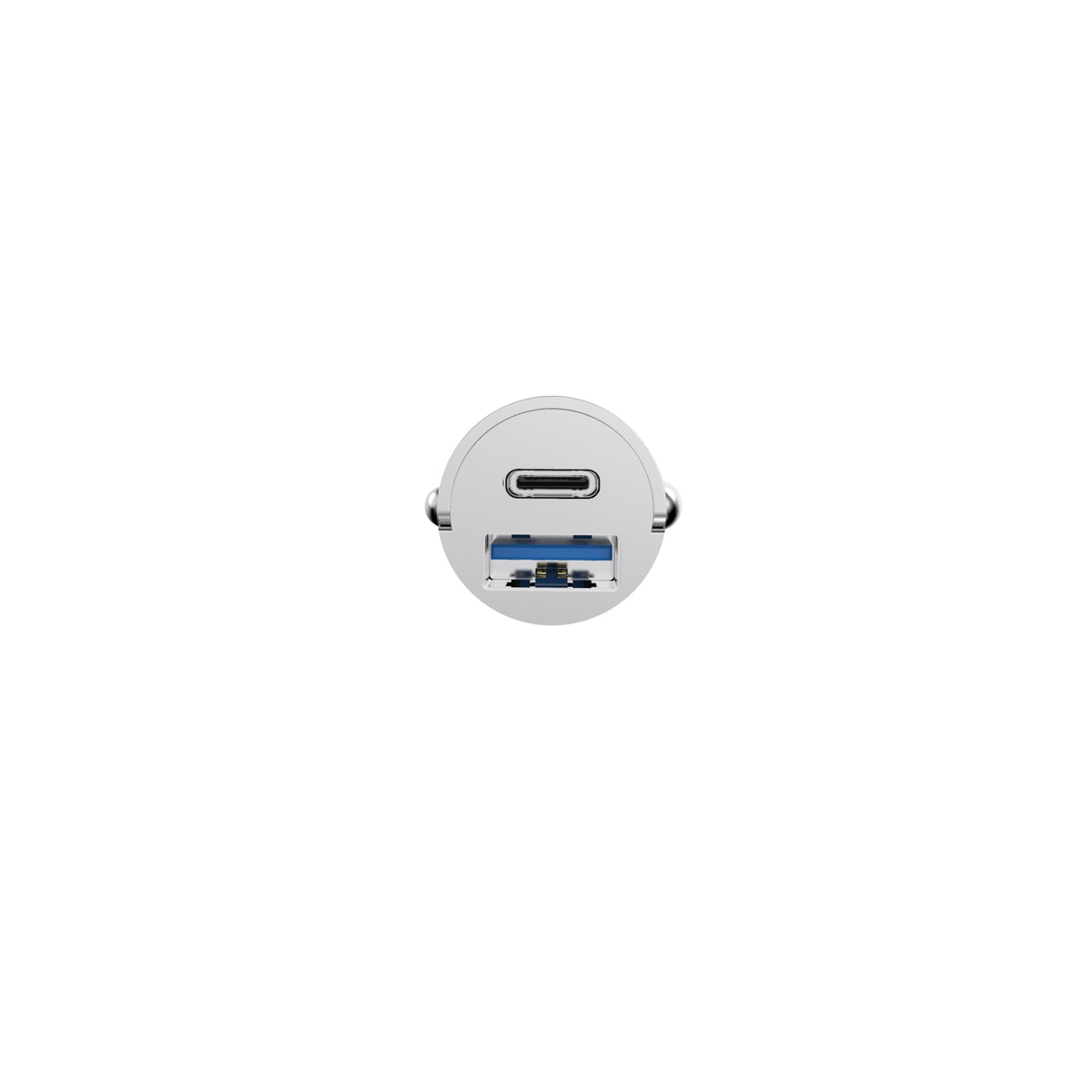 BNY of PD30W+QC3.0 1×USB-1 & 1×USB Car Charger Mini Dual Adapter