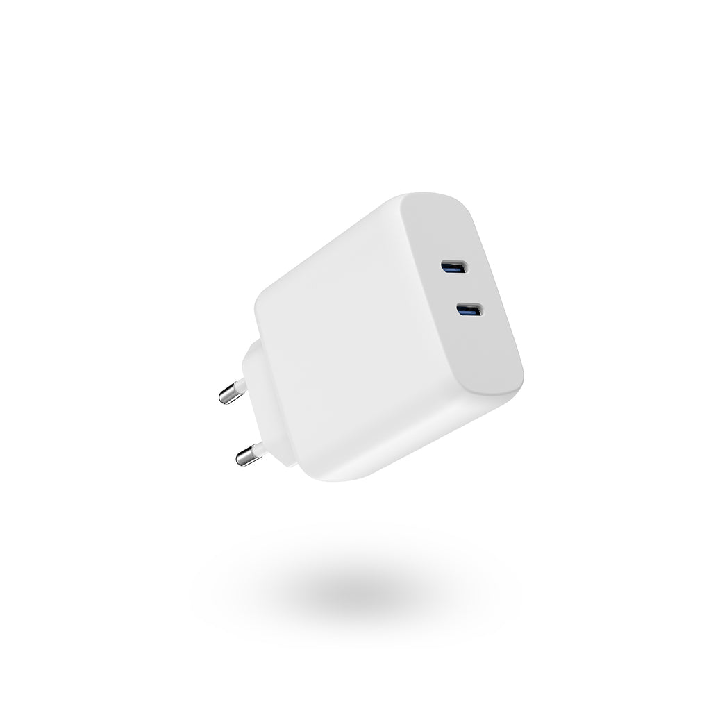 BNY for 45W Wall Charger with 2×USB-C Fast Charging Adapter Portable