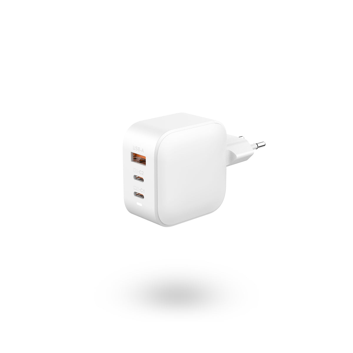 BNY for PD45W GaN Wall Charger with 2×USB-C & 1×USB Fast Charging Adapter Portable